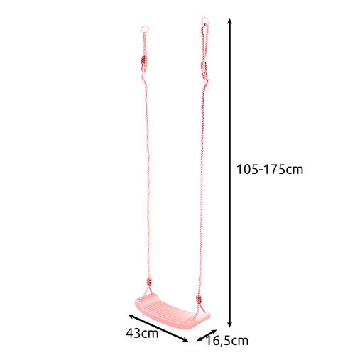 Tvirtos vaikiškos sūpynės 105-175 cm