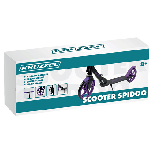 Spidoo paspirtukas purpurinis kruzzel 25630