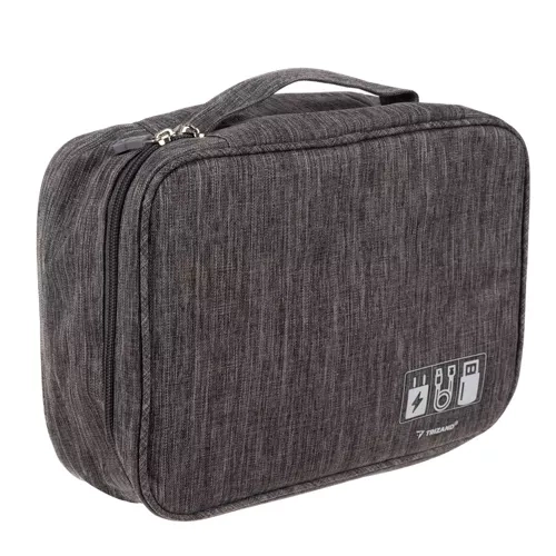 Kabelių organizatorius iso trade 25x20x10 cm pilkas