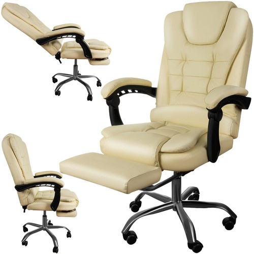 Biuro kėdė Malatec 23287, smėlio spalvos
