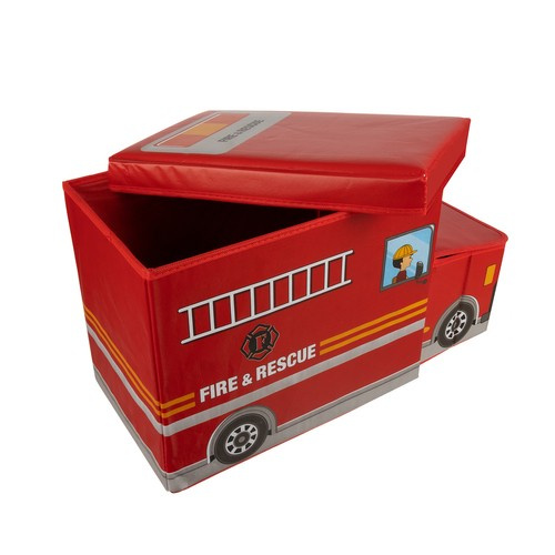 Žaislų dėžė kruzzel 22489, gaisrinės modelis, 53 x 26 x 31,5 cm