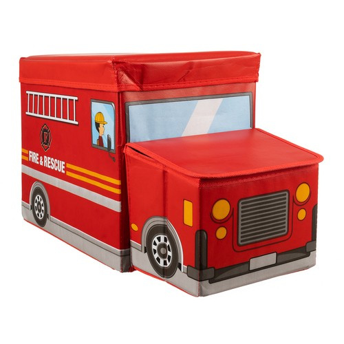 Žaislų dėžė kruzzel 22489, gaisrinės modelis, 53 x 26 x 31,5 cm 3