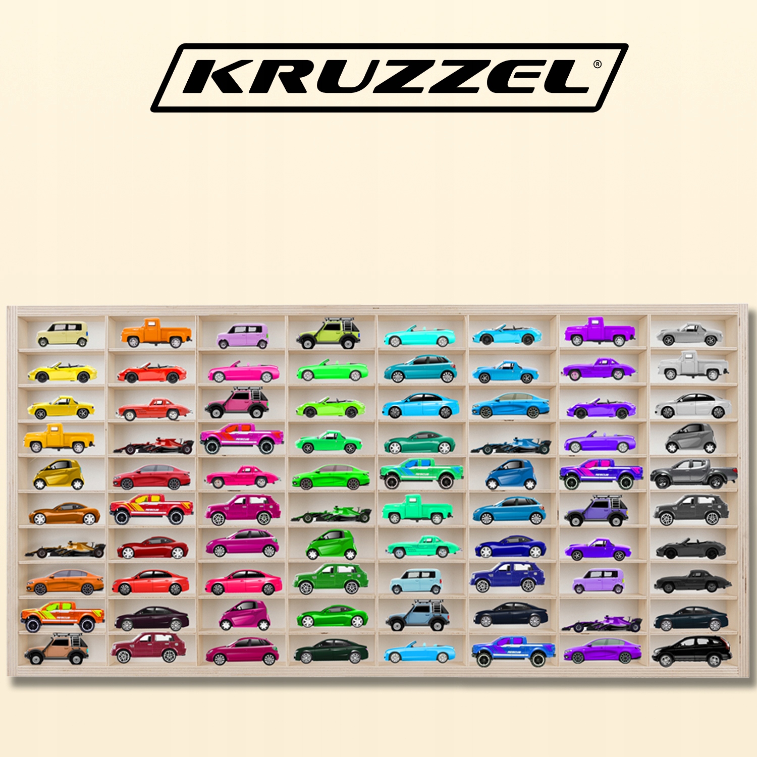 Lentyna automobiliams kruzzel 20233, ruda