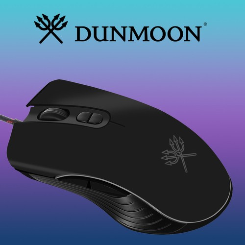 Žaidimų pelė dunmoon su led apšvietimu ir 7 programuojamais mygtukais 1