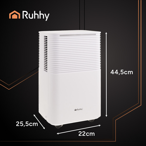 Oro sausintuvas ruhhy dryzix, 12 l/24 val., wifi valdymas