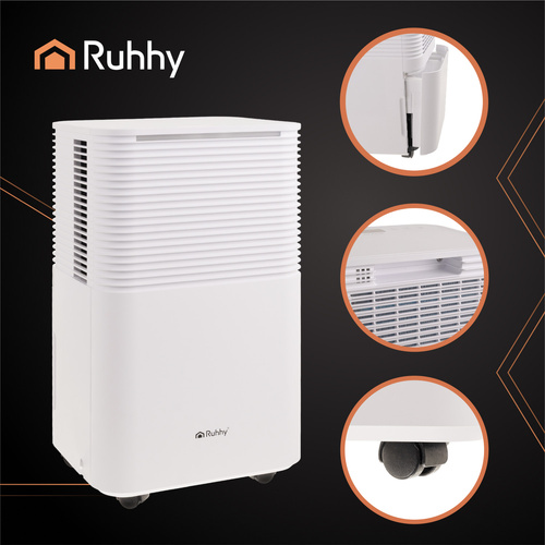 Oro sausintuvas ruhhy dryzix, 12 l/24 val., wifi valdymas