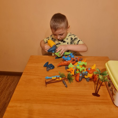 Kūrybinis dinozaurų rinkinys 4in1