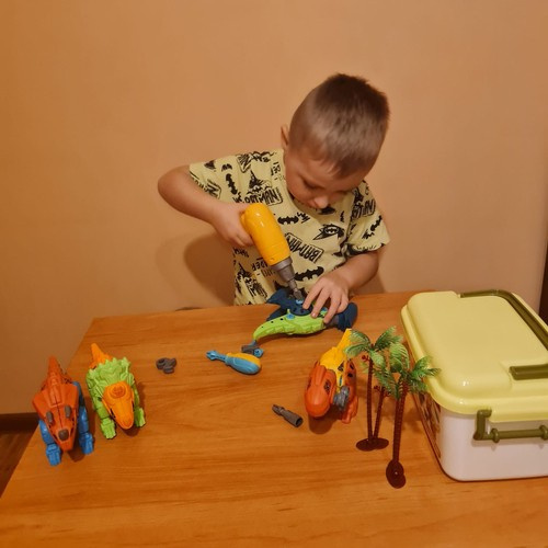 Kūrybinis dinozaurų rinkinys 4in1