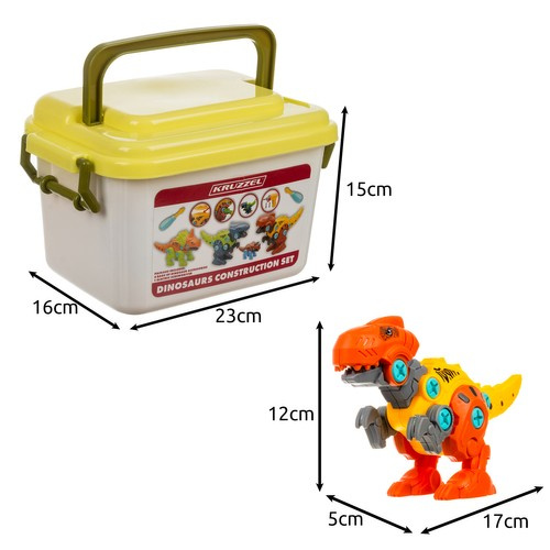 Kūrybinis dinozaurų rinkinys 4in1