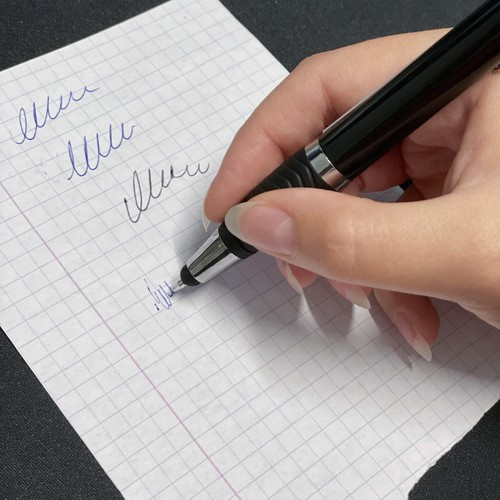 Rašiklių rinkinys su ištraukiamu užrašu, 6 vnt.