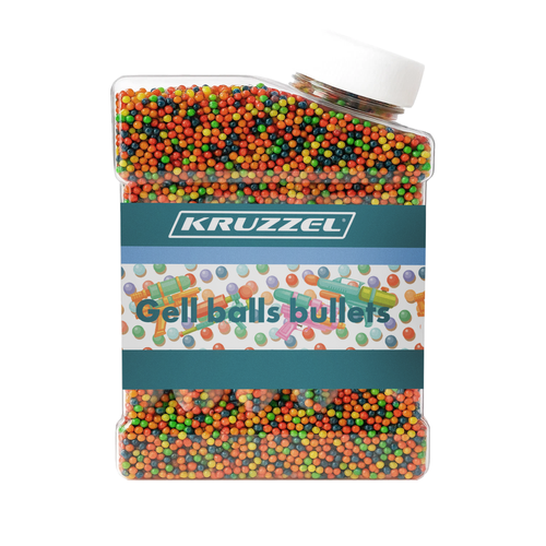 Spalvoti hidrogelio rutuliukai 7,5 mm 50000 vnt.