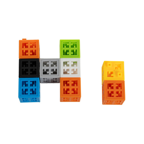 Konstruktoriaus kaladėlės kruzzel 160 vnt. 2x2x2 cm