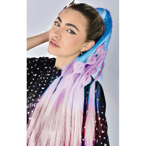 Sintetinis plaukų pluoštas ombre, 60 cm
