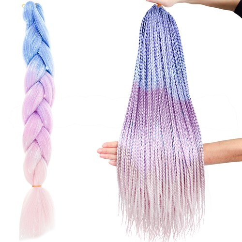 Sintetinis plaukų pluoštas ombre, 60 cm