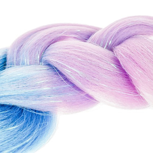 Sintetinis plaukų pluoštas ombre, 60 cm