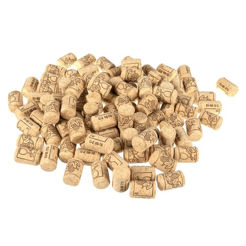 Vyno butelių kamšteliai - 100 vnt., 2,2x3,3 cm