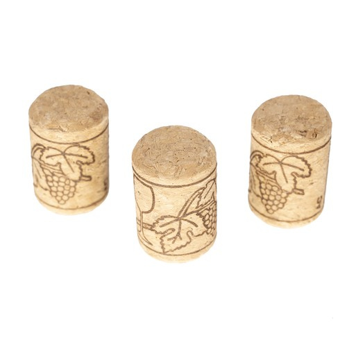 Vyno butelių kamšteliai - 100 vnt., 2,2x3,3 cm