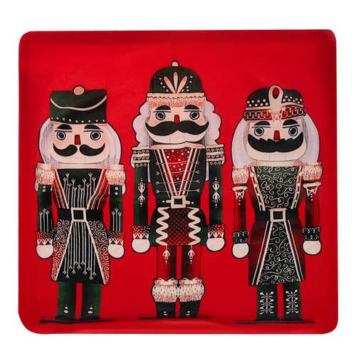 Pliušinis pagalvės užvalkalas  40x40 cm, spragtuko motyvas