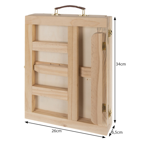 Universalus tapybos rinkinys lagamine 34x26x6,5 cm
