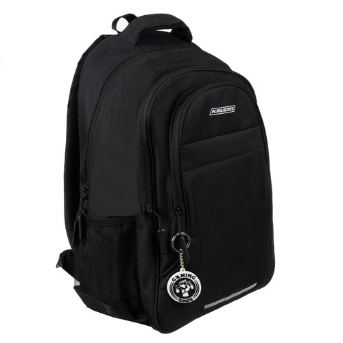 Juoda 22l kuprinė iš 600d oxford medžiagos