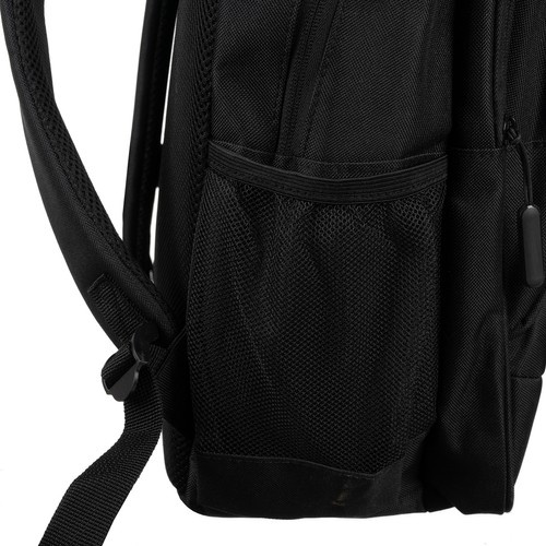 Juoda 22l kuprinė iš 600d oxford medžiagos