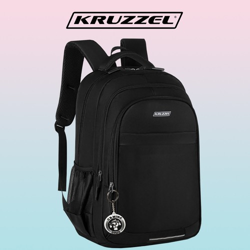 Juoda 22l kuprinė iš 600d oxford medžiagos