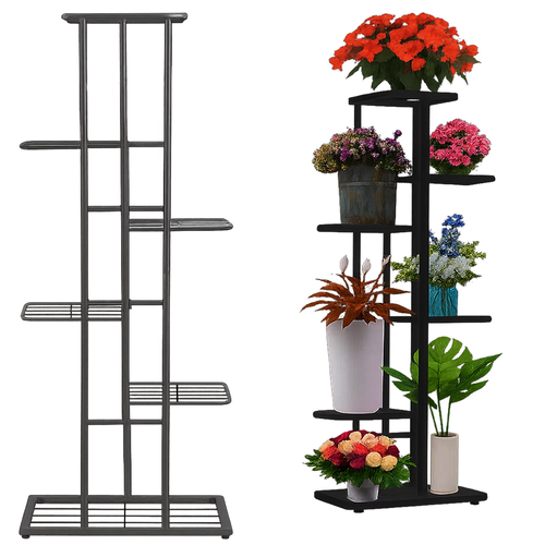 Gėlių stovas ruhhy 106 cm, 6 pakopos, metalinis