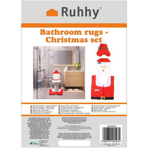 Bathroom rug - christmas set ruhhy 22360