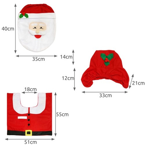 Bathroom rug - christmas set ruhhy 22360
