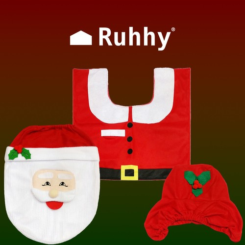 Bathroom rug - christmas set ruhhy 22360