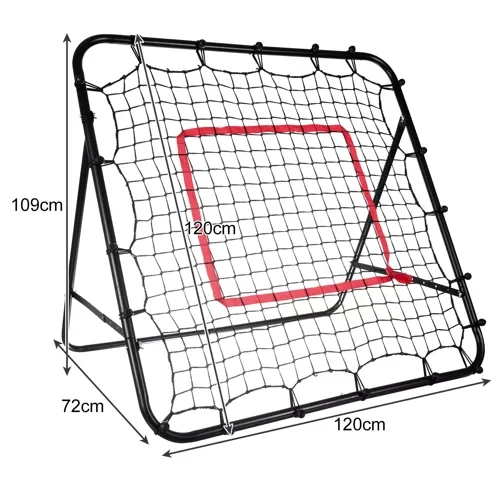 Universalūs futbolo vartai su treniruokliu 120x120 cm