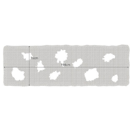 Didelis dirbtinis voro tinklas 198x76 cm