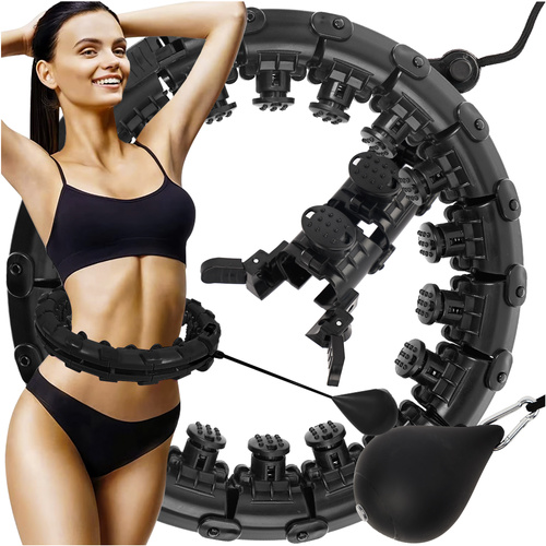 Reguliuojamas hula diržas su masažuokliu 30-42 cm