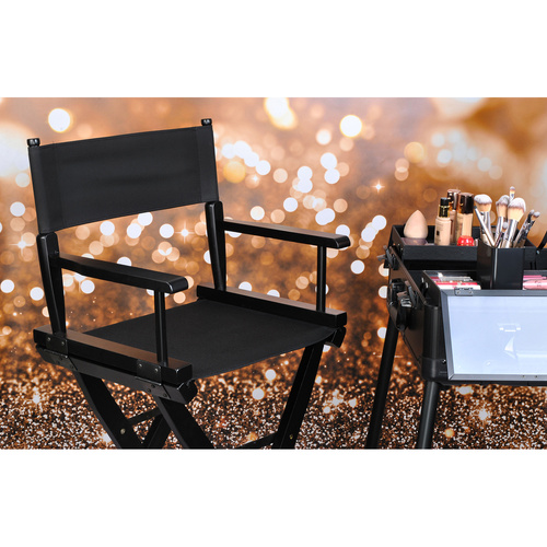 Medinė makiažo kėdė beautylushh 25414