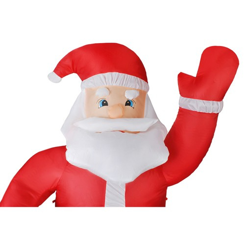 Kalėdinė dekoracija pripučiamas santa