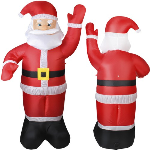 Kalėdinė dekoracija pripučiamas santa