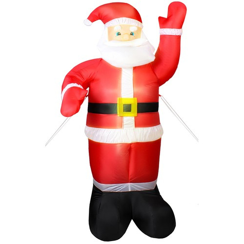 Kalėdinė dekoracija pripučiamas santa