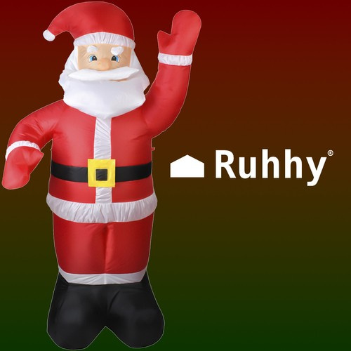 Kalėdinė dekoracija pripučiamas santa