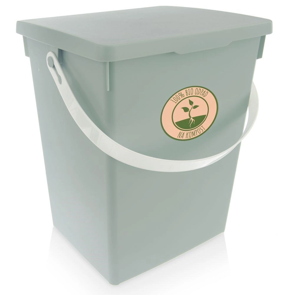 Žalias plastikinis konteineris 5,5 l