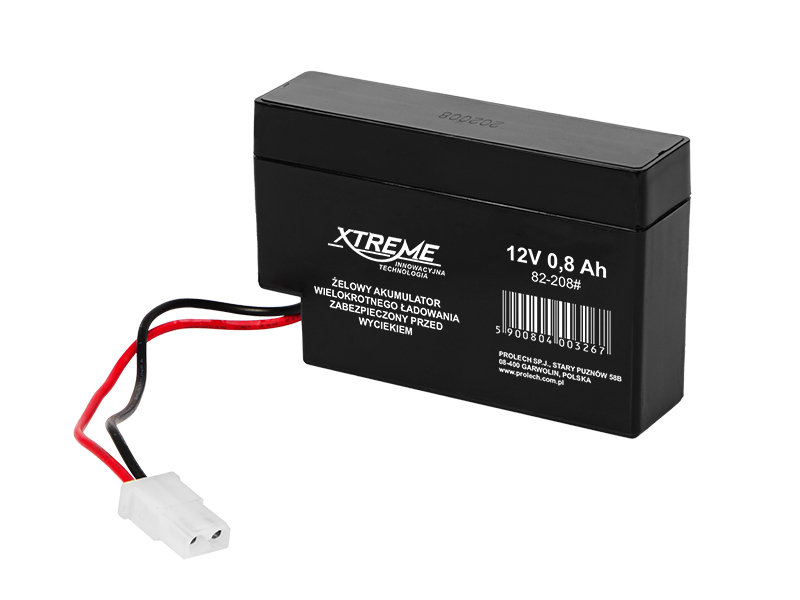 Švino akumuliatorius xtreme agm 12v 0.8ah