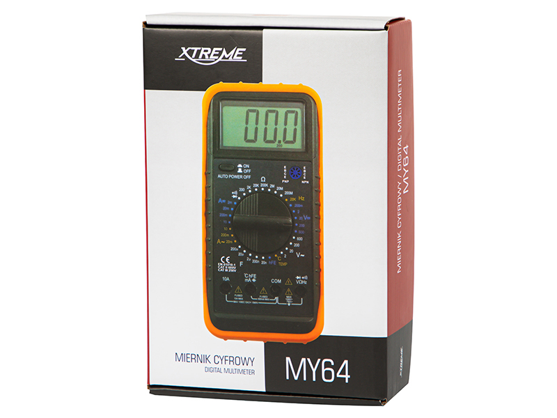 Multimetras my-64 xtreme max 20uf