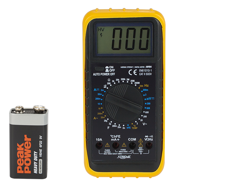 Multimetras my-64 xtreme max 20uf