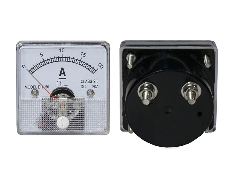 Panelinis rodyklinis ampermetras dc 20a