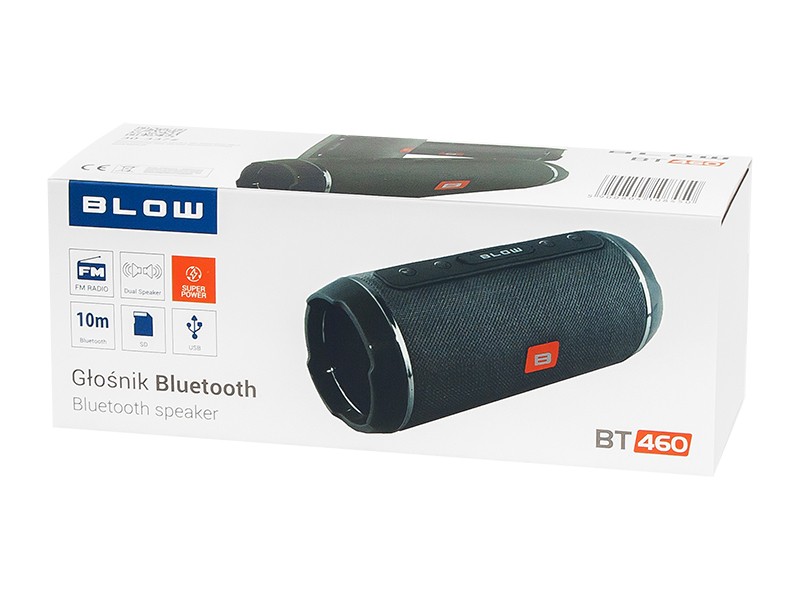 Nešiojamas garsiakalbis blow bt460, juoda