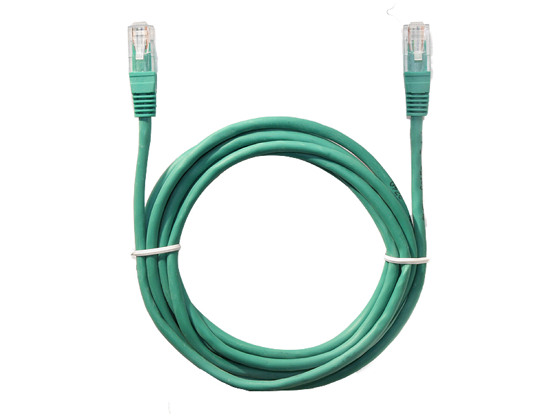 Kompiuterinis prijungimo kabelis patchcord utp 1,5m žalias