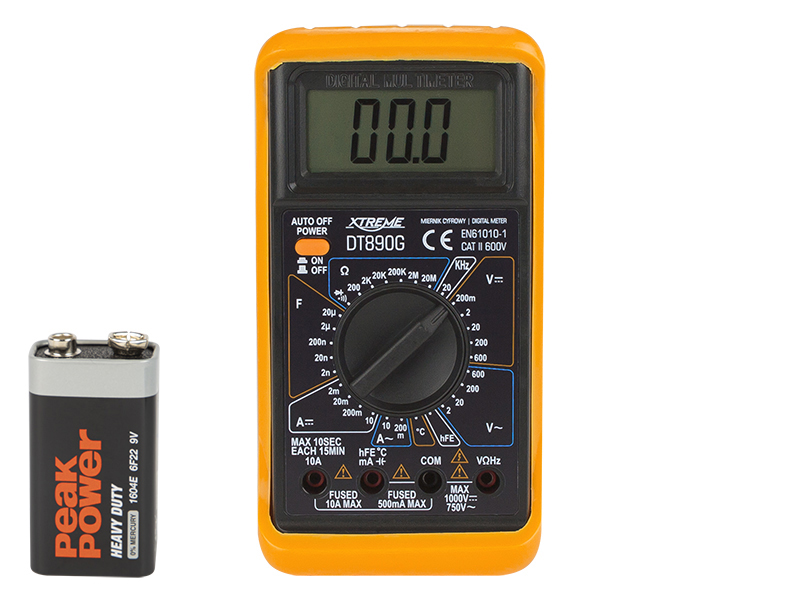 Multimetras xtreme dt890g
