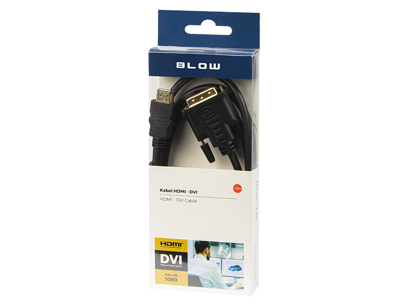 Hdmi laidas hdmi laidas - dvi-d, 1.5 m, pilkas