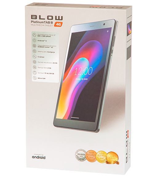 Planšetinis kompiuteris Blow Platinum TAB 8 (79-063#)