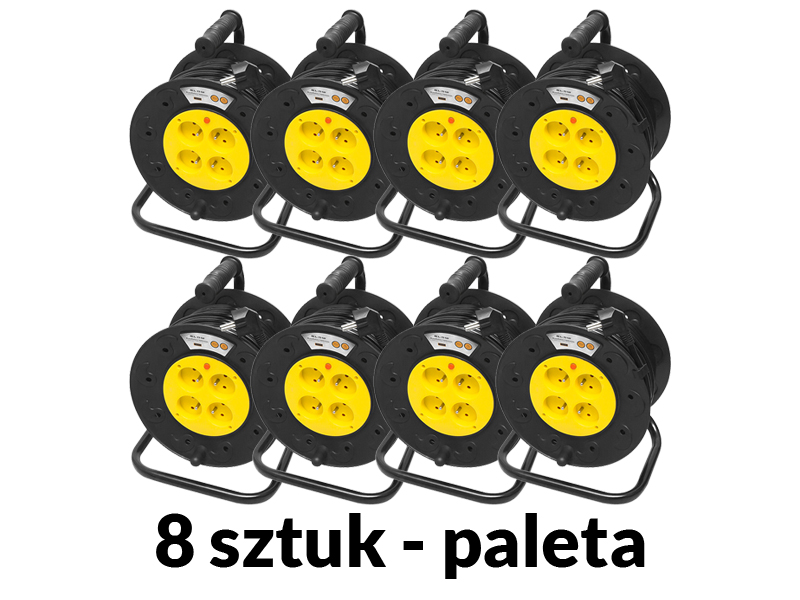 Elektros tinklo ilgintuvas pr-61, 30m, 4 lizdai, 8 vnt