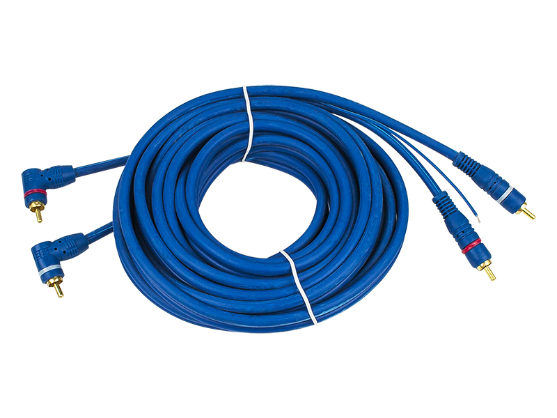 Tinklo laidas kabelis 2xrca, kampinis, 5m